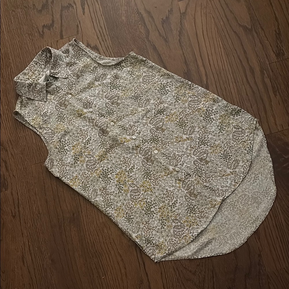 RACHEL ZOE Sleeveless Patterned Blouse - XS